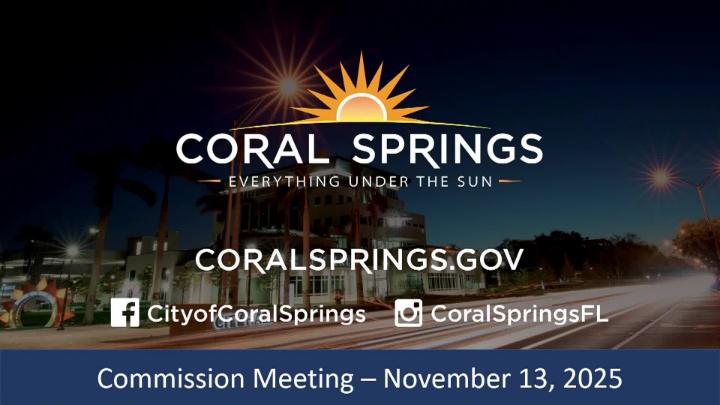 City Commission Meeting: November 13, 2025