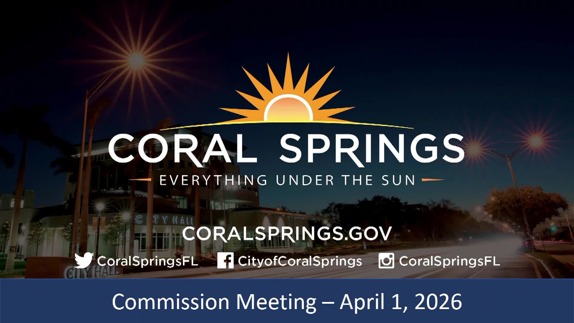 Thumbnail image for City Commission Meeting: April 1, 2026